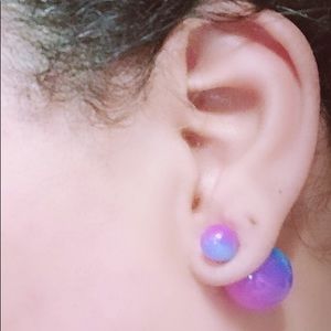 Double ball earrings